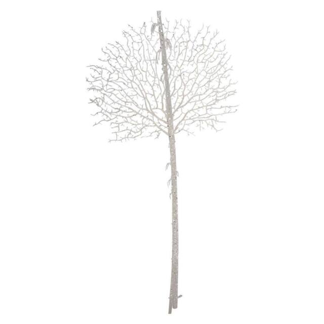 VFM e-Store Christmas Glitter Stem Decoration 88cm x 41cm White X 1 - Size: 88 cm x 41 cm - image 1