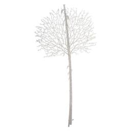 VFM e-Store Christmas Glitter Stem Decoration 88cm x 41cm White X 1 - Size: 88 cm x 41 cm - thumbnail 1