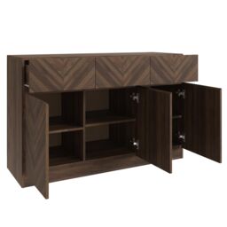 GFW Catania Large Sideboard in Walnut - thumbnail 3