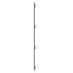Berkfield Home Wall Mirror with LED Lights 30x60 cm Glass Rectangle in Silver - thumbnail 6