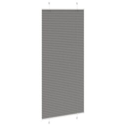 Berkfield Home Pleated Blind Anthracite 100x200 cm Fabric Width 99.4 cm Polyester in Black - thumbnail 4