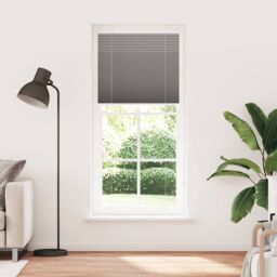 Berkfield Home Pleated Blind Anthracite 100x200 cm Fabric Width 99.4 cm Polyester in Black - thumbnail 2