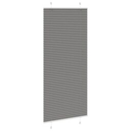 Berkfield Home Pleated Blind Anthracite 100x200 cm Fabric Width 99.4 cm Polyester in Black - thumbnail 3