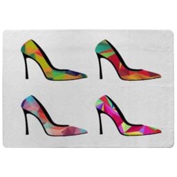 Benjamin Tate Design Geometric High Heels Rug in Natural - Size: Large - thumbnail 1