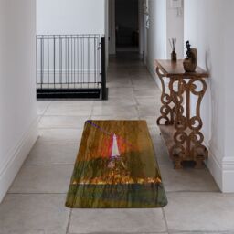 Benjamin Tate Design Tower Lights Runner Rug in Natural - Size: 67 cm x 230 cm - thumbnail 3