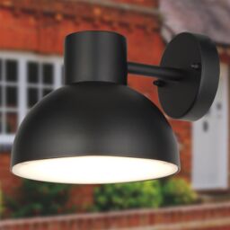First Choice Lighting Set of 2 Arkle - Black IP44 Outdoor Wall Lights - thumbnail 4