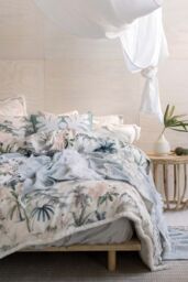 Linen House Luana Floral Fringed Duvet Cover Set - Size: Single - thumbnail 2
