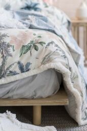 Linen House Luana Floral Fringed Duvet Cover Set - Size: Single - thumbnail 4