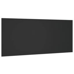 Berkfield Home Stylish Bed Headboard Black 200x1.5x80 cm Engineered Wood - thumbnail 3