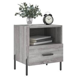 Berkfield Home Bedside Cabinets 2 pcs Grey Sonoma 40x35x47.5 cm Engineered Wood - thumbnail 4