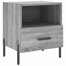 Berkfield Home Bedside Cabinets 2 pcs Grey Sonoma 40x35x47.5 cm Engineered Wood - thumbnail 6