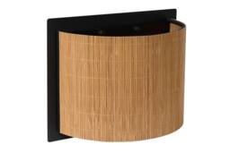 Lucide 'MAGIUS' Dimmable Indoor Scandinavian Style Decor Wall Lamp 1xE27 in Brown - thumbnail 2