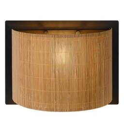 Lucide 'MAGIUS' Dimmable Indoor Scandinavian Style Decor Wall Lamp 1xE27 in Brown - thumbnail 4