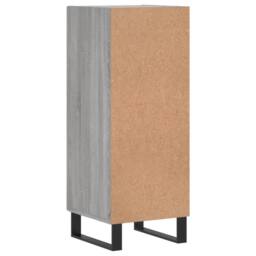 Berkfield Home Sideboard Grey Sonoma 34.5x34x90 cm Engineered Wood - thumbnail 8