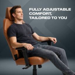 X Rocker Elara Executive Office Gaming Chair - Tan - thumbnail 2