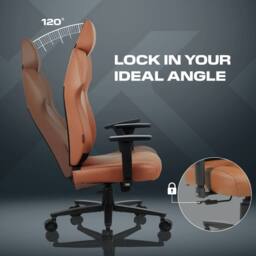 X Rocker Elara Executive Office Gaming Chair - Tan - thumbnail 3