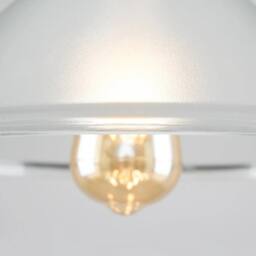 EONLION Shade Modern Tapered Frosted Glass Pendant Lampshade Living Room in White - thumbnail 3