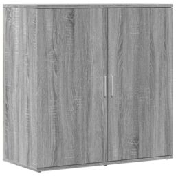 Berkfield Home Sideboards 2 pcs Grey Sonoma 79x38x80 cm Engineered Wood - Size: 79 x 38 x 80 cm - thumbnail 4