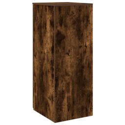 Berkfield Home Storage Cabinet Smoked Oak 40x45x103.5 cm Engineered Wood in Brown - thumbnail 7