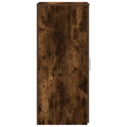 Berkfield Home Storage Cabinet Smoked Oak 40x45x103.5 cm Engineered Wood in Brown - thumbnail 6