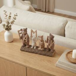 Garden Greatness Standing Bear Family Ornament - Size: 1 Pack - thumbnail 2