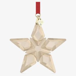 Swarovski Annual Edition 2023 Festive Star Ornament 5648746 in Gold - thumbnail 1