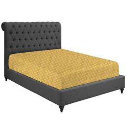 Grace Luxury Microfiber 40cm Extra Deep Pocket Fitted Sheets in Yellow - Size: Double Fitted - thumbnail 6