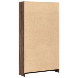 Berkfield Home Bookcase Brown Oak 80x24x143 cm Engineered Wood - Size: 80 x 24 x 143 cm - thumbnail 6