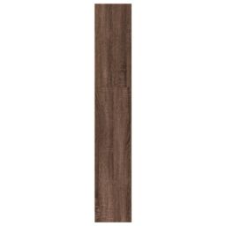 Berkfield Home Bookcase Brown Oak 80x24x143 cm Engineered Wood - Size: 80 x 24 x 143 cm - thumbnail 5