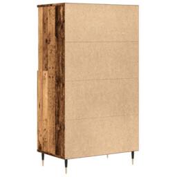 Berkfield Home Highboard Old Wood 60x36x110 cm Engineered Wood in Brown - Size: 60 x 36 x 110 cm - thumbnail 7
