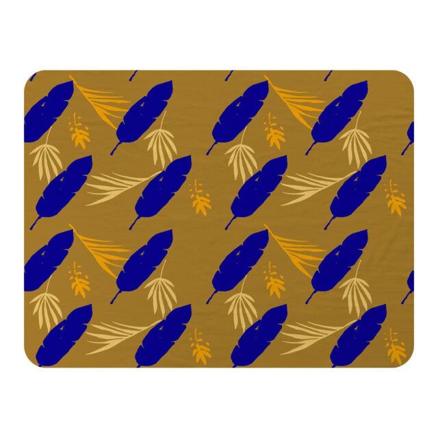 Benjamin Tate Design Trendy Tropical Blanket in Natural - Size: 120 cm x 150 cm - image 1