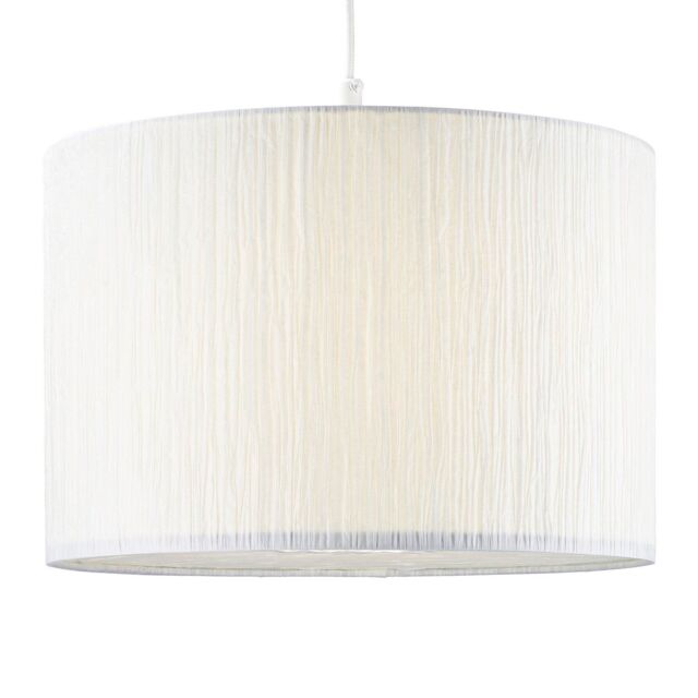 Happy Homewares Contemporary & Sleek Pendant Lighting Shade Crafted from Wrinkled White Paper - image 1