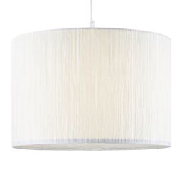Contemporary and Sleek Pendant Lighting Shade Crafted from Wrinkled White Paper