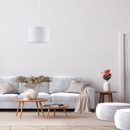 Happy Homewares Contemporary & Sleek Pendant Lighting Shade Crafted from Wrinkled White Paper - thumbnail 7