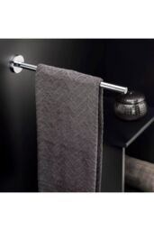 Cosmic Towel rail 40cm, Silver, Anti-corrosion, Architect S+ Collection in Grey - thumbnail 2