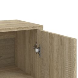Berkfield Home Sideboards 3 pcs Sonoma Oak 60x31x84 cm Engineered Wood in Brown - Size: 60 x 31 x 84 cm - thumbnail 7