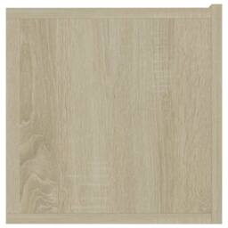 Berkfield Home TV Cabinet Sonoma Oak 120x30x30 cm Engineered Wood - Size: 120 x 30 x 30 cm - thumbnail 7