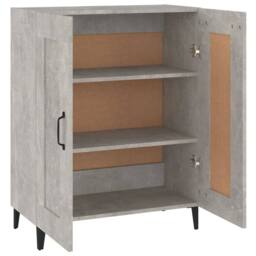 Berkfield Home Sideboard Concrete Grey 69.5x34x90 cm Engineered Wood - thumbnail 7