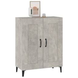 Berkfield Home Sideboard Concrete Grey 69.5x34x90 cm Engineered Wood - thumbnail 5