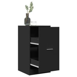 Berkfield Home Apothecary Cabinet Black 40x41x77.5 cm Engineered Wood - thumbnail 1