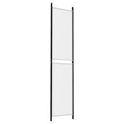 Berkfield Home 3-Panel Room Divider White 150x220 cm Fabric - thumbnail 6