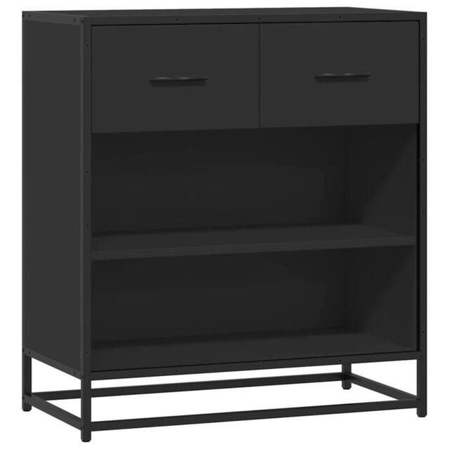 Berkfield Home Sideboard Black 68x35x76 cm Engineered Wood - Size: 68 x 35 x 76 cm - image 1