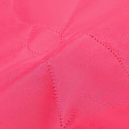 OHS Bows Quilted Throw Pinsonic Blanket Bedspread in Bright Pink - Size: 120 cm x 150 cm - thumbnail 5