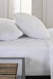 The Lyndon Company Anti Allergy Quilted Mattress Protector - Deyongs 1846 in White - Size: King - thumbnail 1