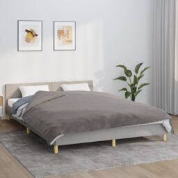 Berkfield Home Weighted Blanket with Cover Grey 200x225 cm 13 kg Fabric