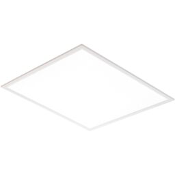Loops Square Backlit LED Ceiling Panel Light - 595mm Sq - 40W Daylight White LED - thumbnail 1