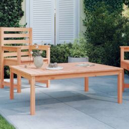 Berkfield Home Garden Table 121x82.5x45 cm Solid Wood Douglas in Brown - thumbnail 1