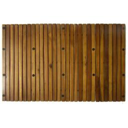 Berkfield Home 3 pcs Acacia Bath Mat 80 x 50 cm in Brown - thumbnail 4