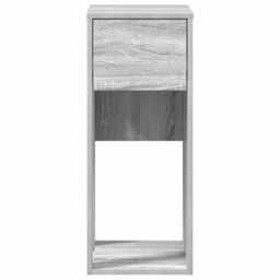 Berkfield Home Computer Tower Stand with Drawer Grey Sonoma 30x44x74 cm - Size: 30 x 44 x 74 cm - thumbnail 5