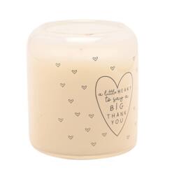 Moments Thank You Candle Small in Cream - thumbnail 3
